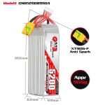 GAONENG GNB 5200mah 8S 29.6V 110C XT90 RC LiPo batterie 600mm à 700mm hélicoptères 800mm Warbirds Align 600 t-rex 600 hélicoptère